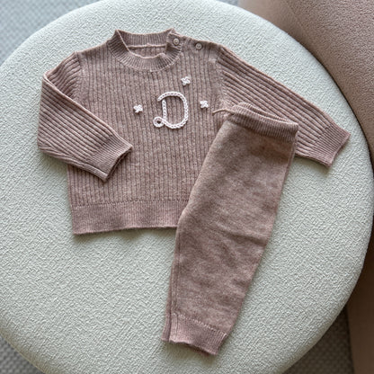 Soft Touch Newborn Set | 2 Piece Set Available in Pink or Teal | 3-6 Months