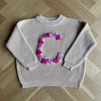 The Flower Bomb Sweater | Multiple Colors Oversized Knit Newborn to 6 Years