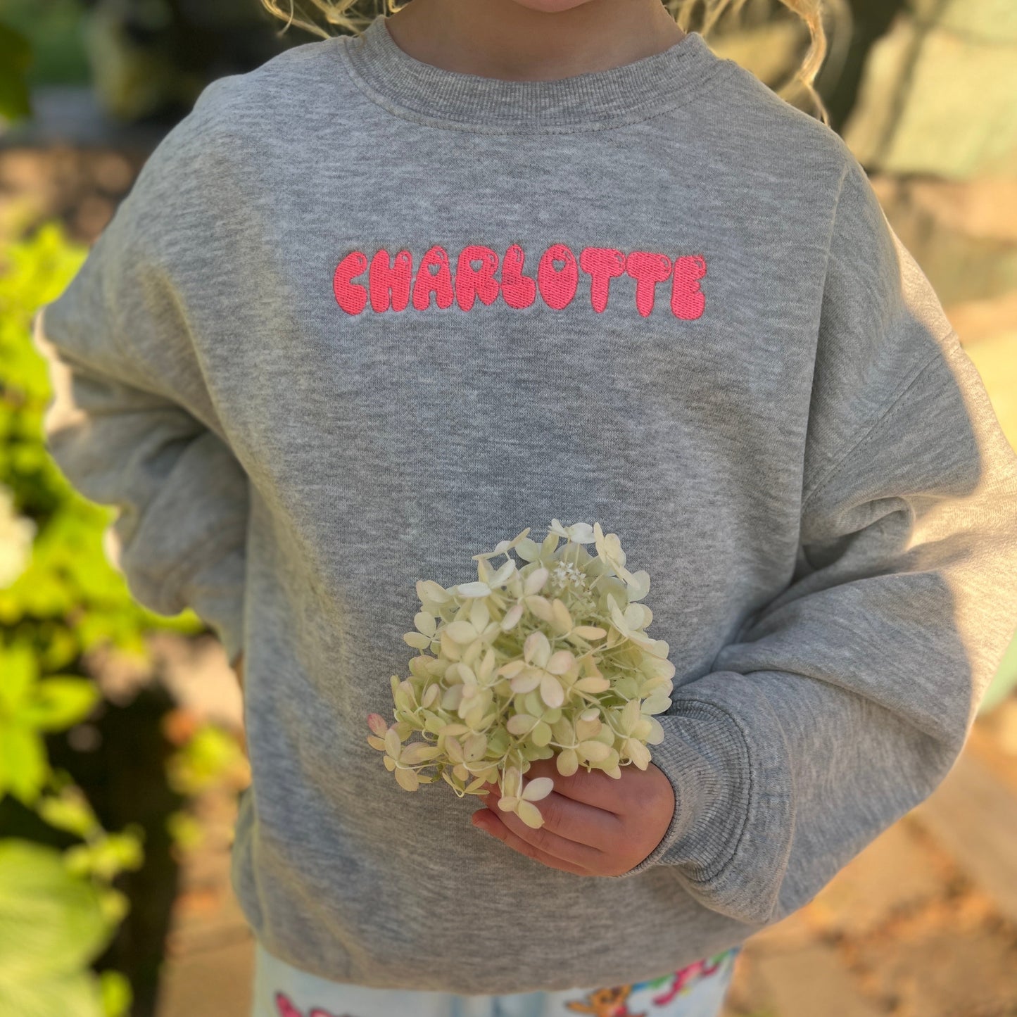 Custom Crew Neck | Multiple Colors | 2-10 Years Old | Machine Embroidery