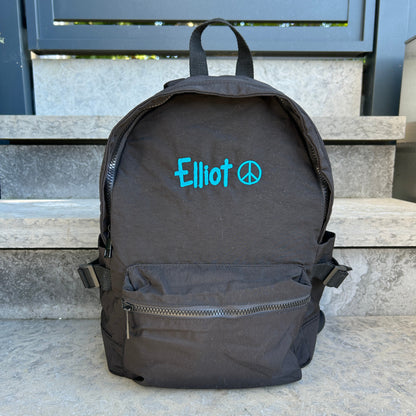 Black Toddler Nylon Backpack