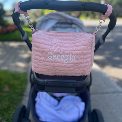 Star Diaper Pouch | Pale Pink or Minty Teal