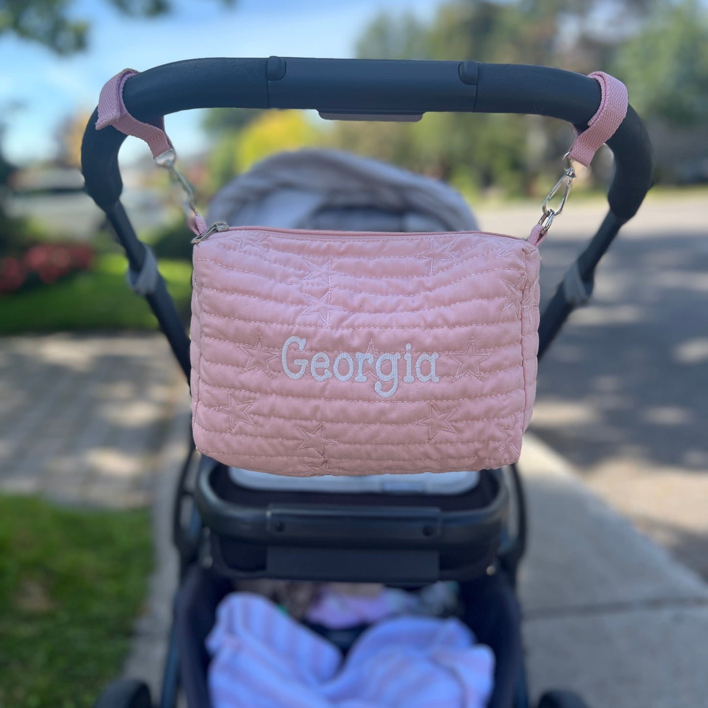 Star Diaper Pouch | Pale Pink or Minty Teal