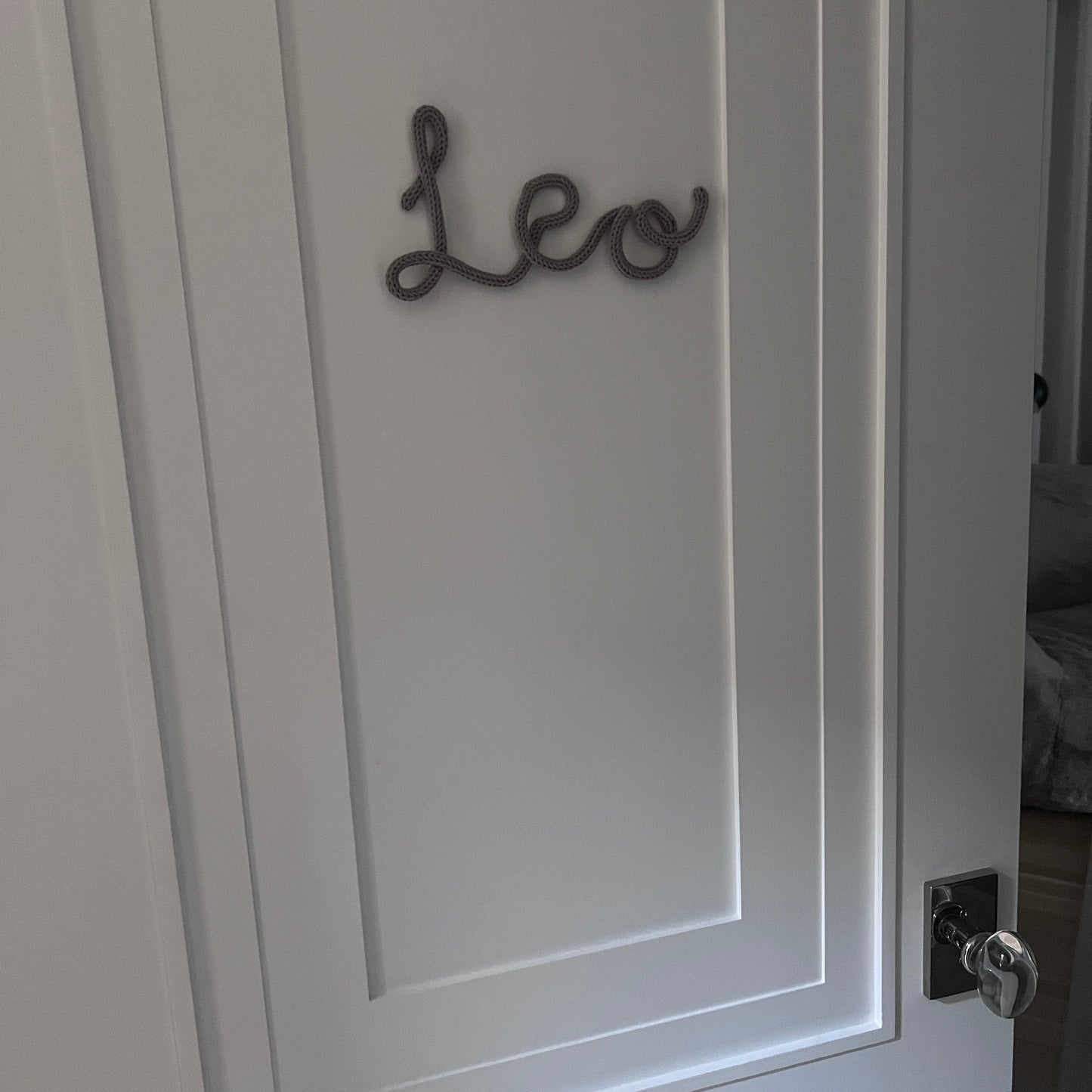 Embroidered Name Sign