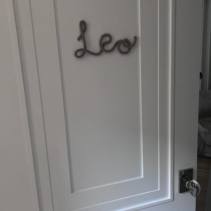 Embroidered Name Sign