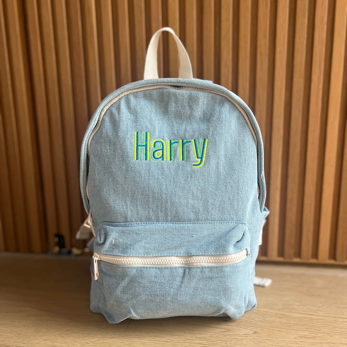 Denim Toddler Backpack