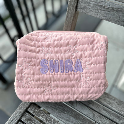 Star Diaper Pouch | Pale Pink or Minty Teal
