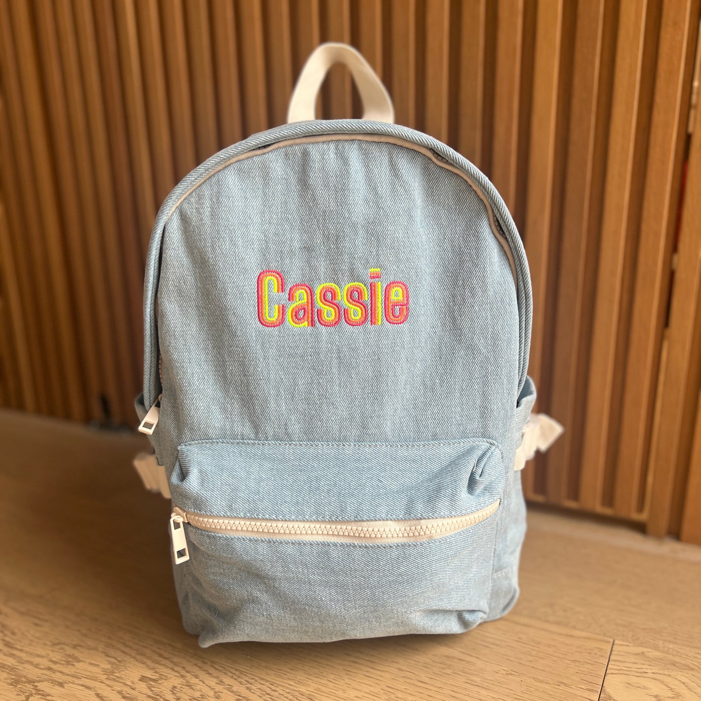 Denim Toddler Backpack