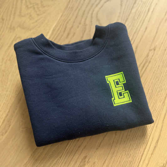 Custom Crew Neck | Multiple Colors | 2-10 Years Old | Machine Embroidery