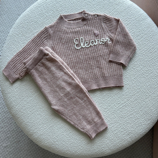 Pink Soft Touch Newborn Set | 2 Piece Set | 3-6 Months