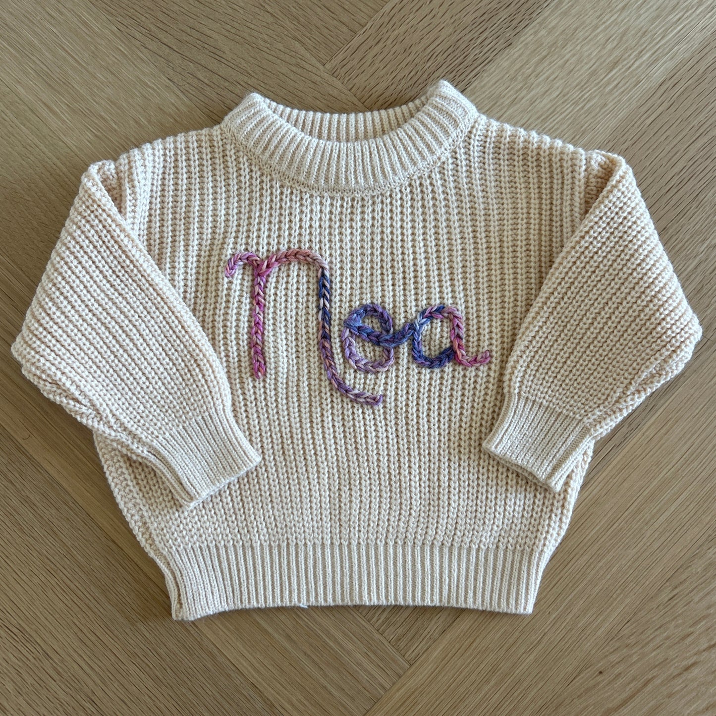 Oatmeal Classic Sweater | Size 12-18 Months or 2-3 Years
