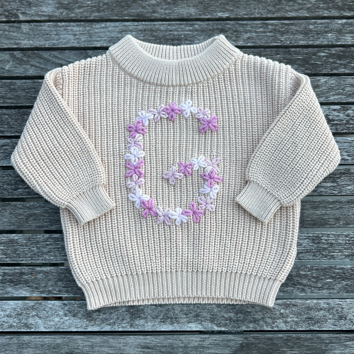 The Flower Bomb Sweater | Multiple Colors Oversized Knit Newborn to 6 Years