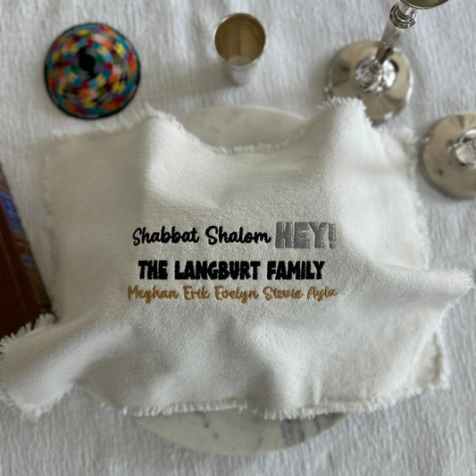 Shabbat Challah Cover | Family Fun Style