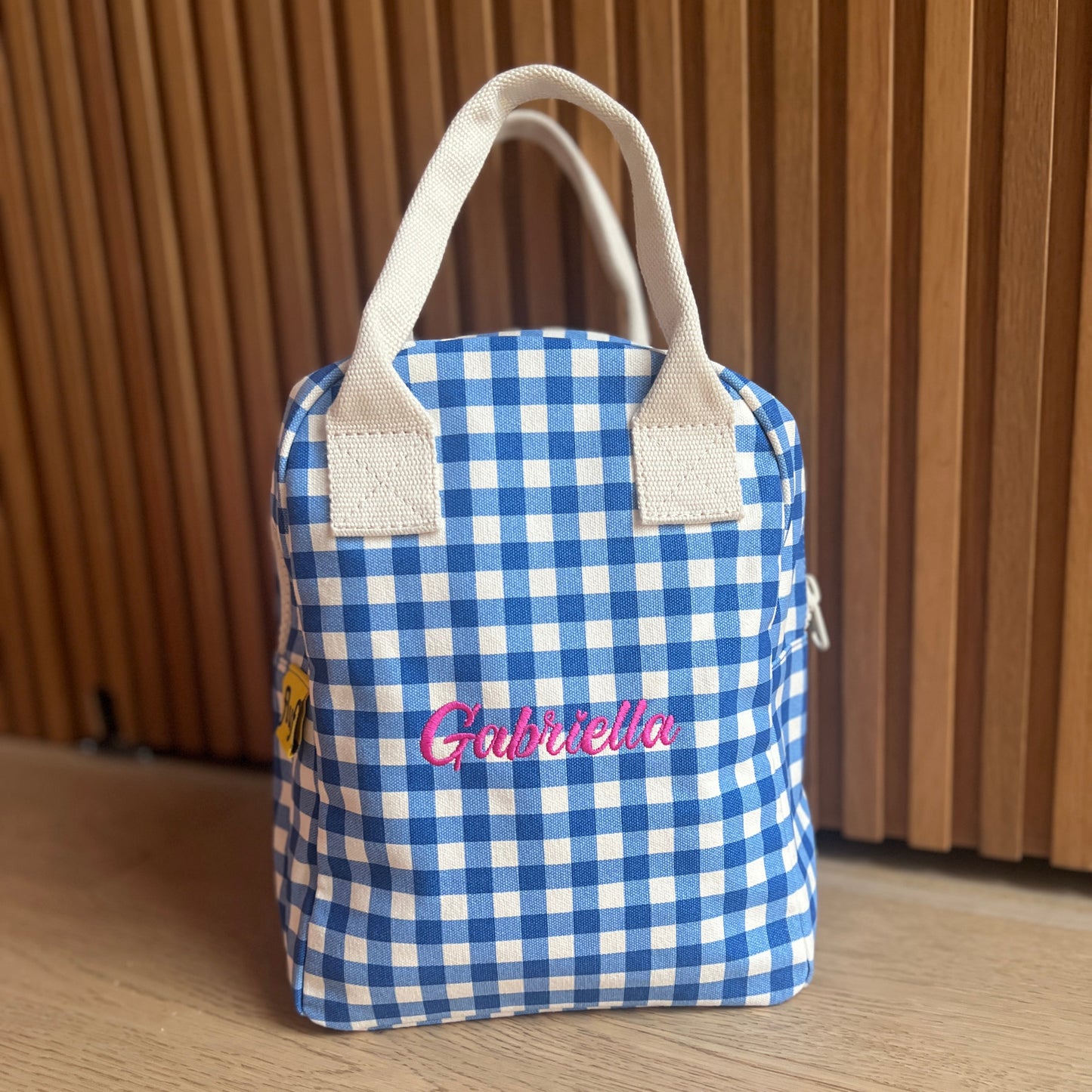 Custom Lunch or Snack Bag STRIPES | Clean, Non-Toxic Machine Washable