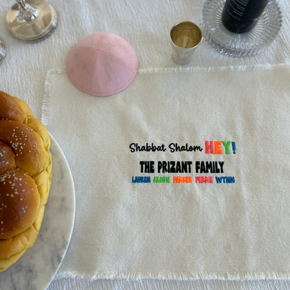 Shabbat Challah Cover | Family Fun Style