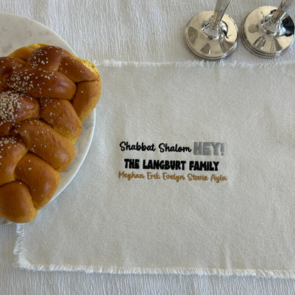 Shabbat Challah Cover | Family Fun Style