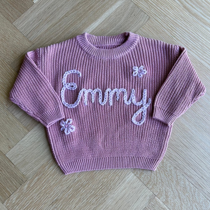 Blush Classic Sweater, Oversized Fit | 4T & 5T Available