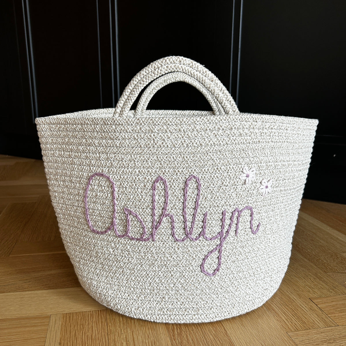 Les Bins Size Large, BEIGE | Storage Bins for Nursery, Playroom & More