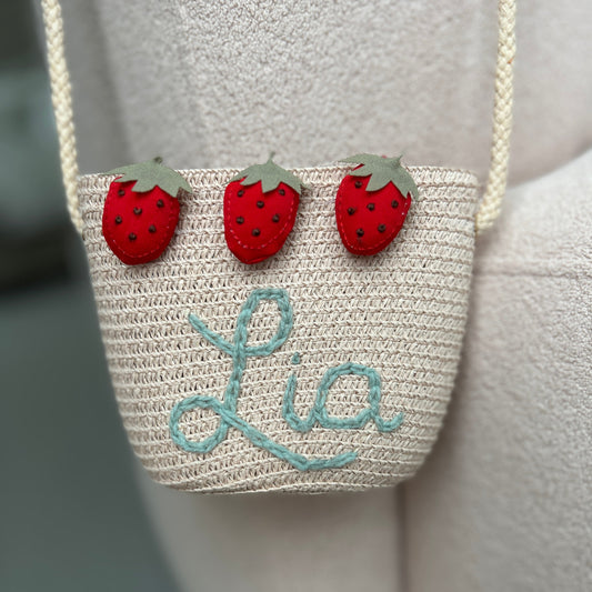 Strawberry Toddler Tote | Messenger purse for toddlers