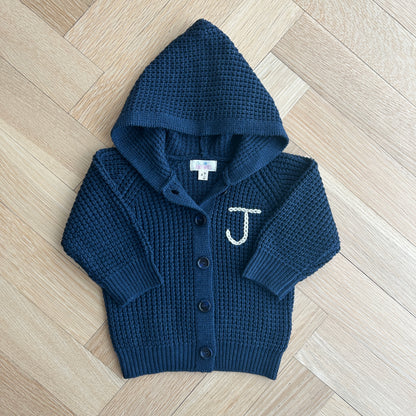 Hooded Waffle Cardigan | Oatmeal, Pink, Brown or Navy