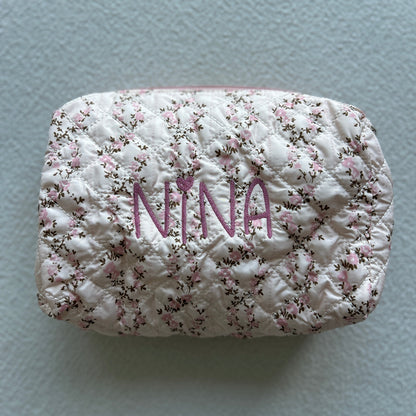 *NEW* Pink Floral Duffel & Pouch Bundle
