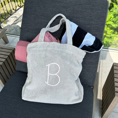 Custom Terrycloth Beach Tote