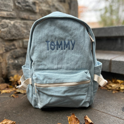 Denim Toddler Backpack