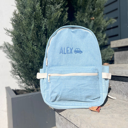 Denim Toddler Backpack