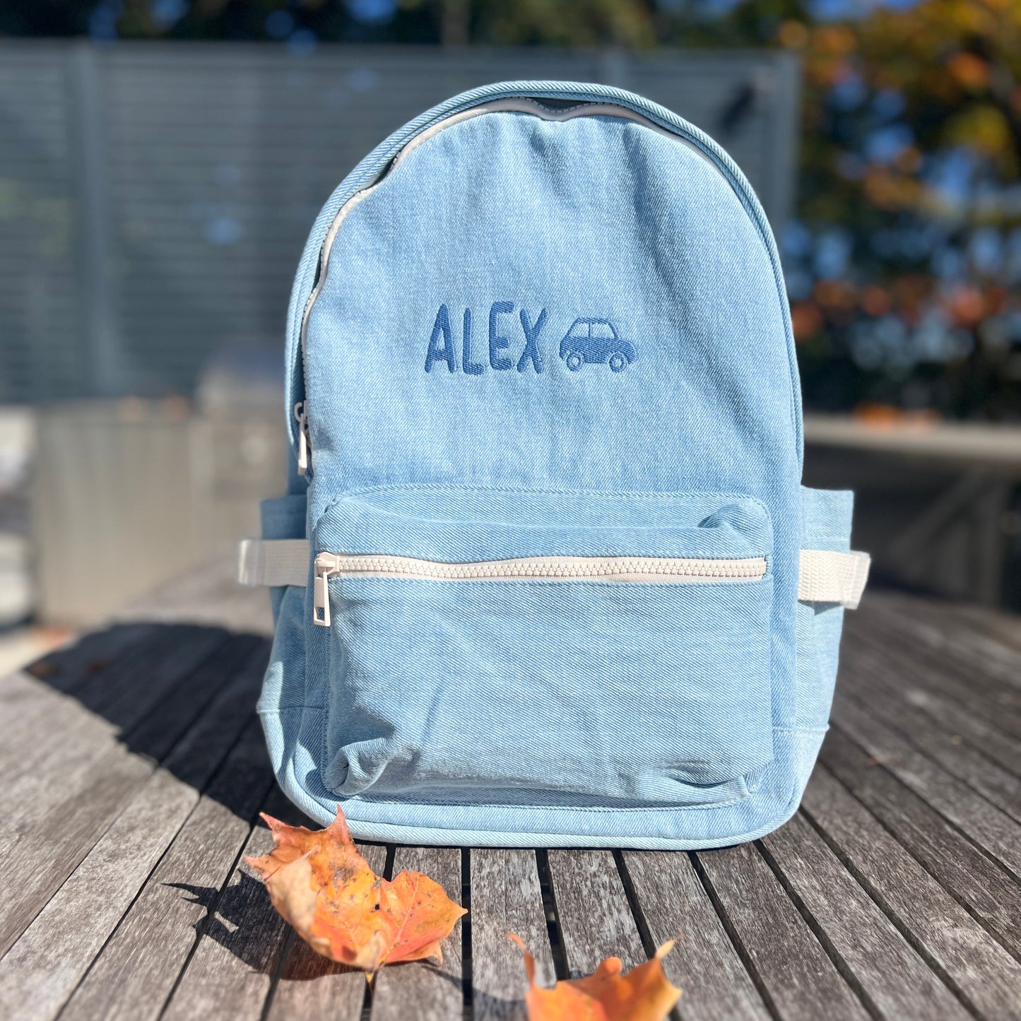 Denim Toddler Backpack