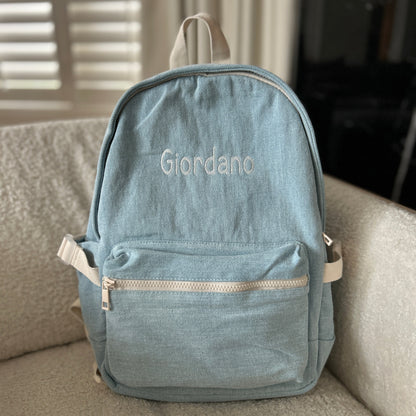 Denim Toddler Backpack