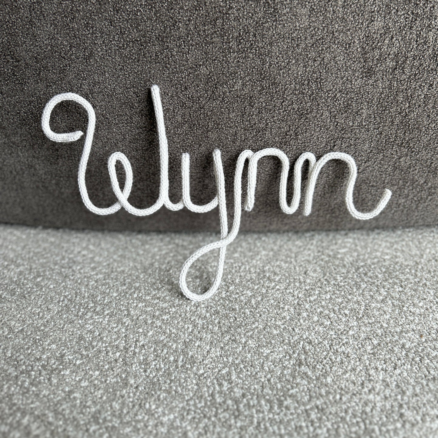 Embroidered Name Sign