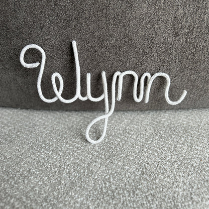 Embroidered Name Sign