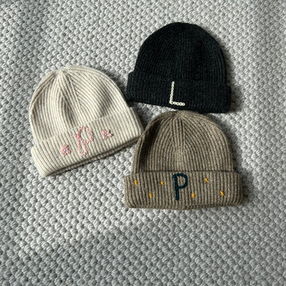 Charcoal Soft Beanie for 4-10 YO