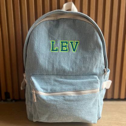 Denim Toddler Backpack