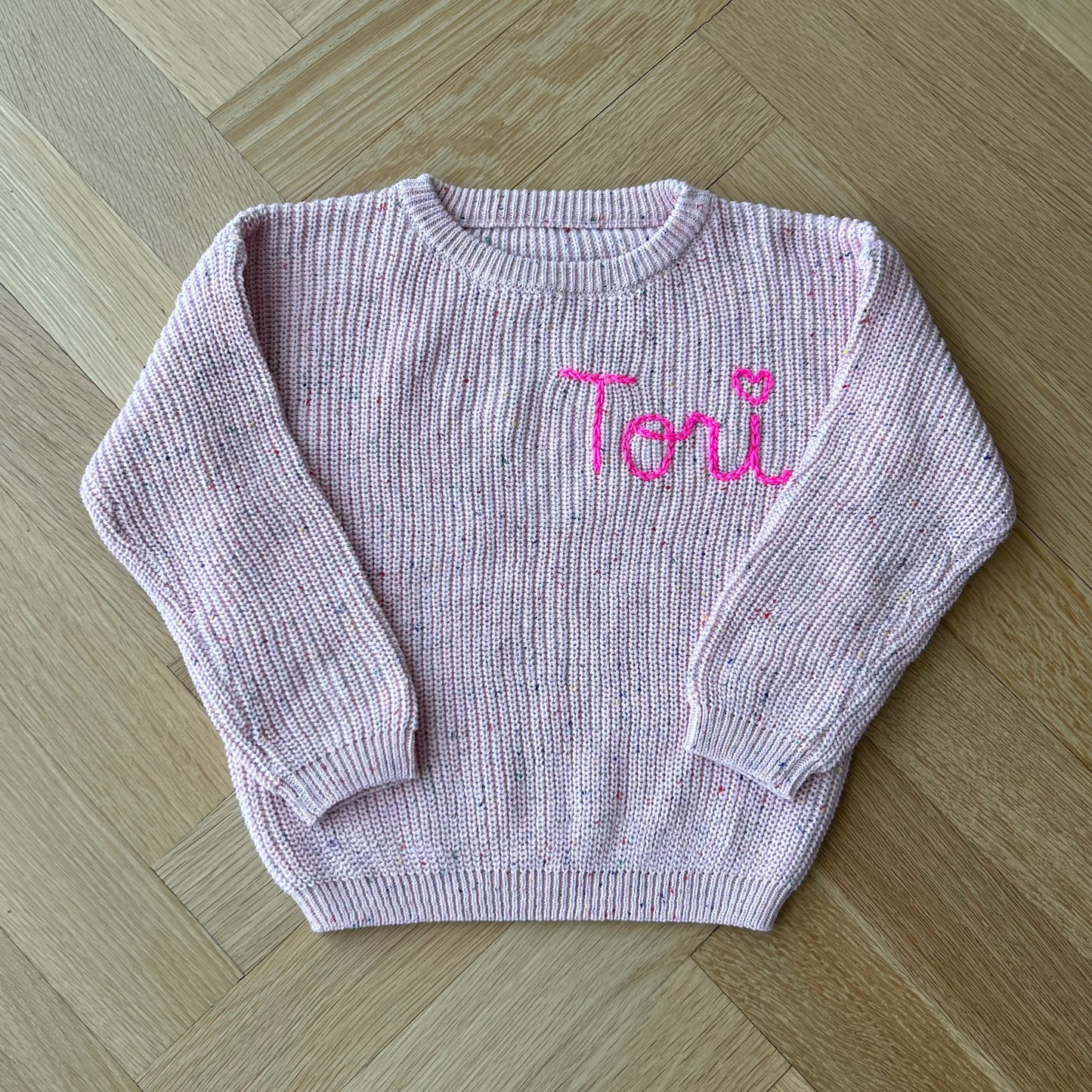 Speckled Sweaters | Pink, Grey, Beige Newborn to 6T