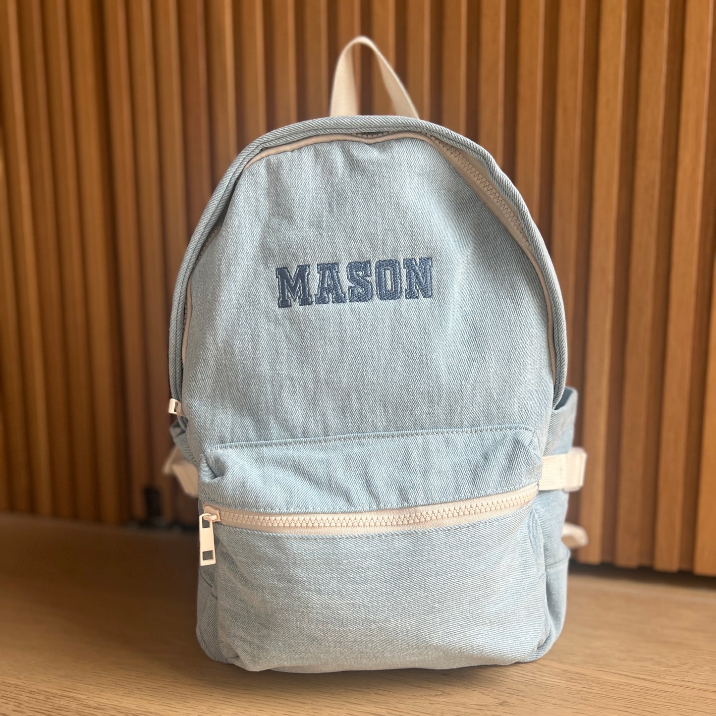 Denim Toddler Backpack
