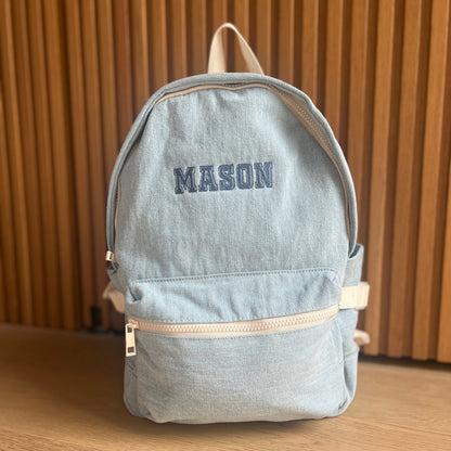 Denim Toddler Backpack