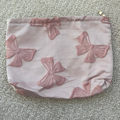 SAMPLE BOW POUCH : NO EMBROIDERY/CUSTOMIZATION