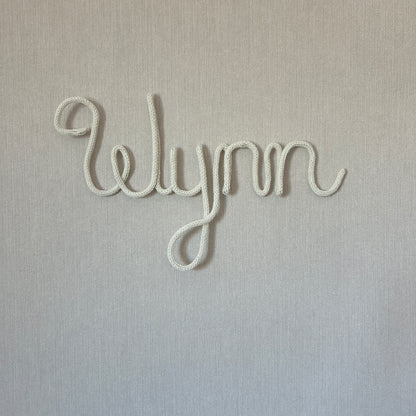 Embroidered Name Sign