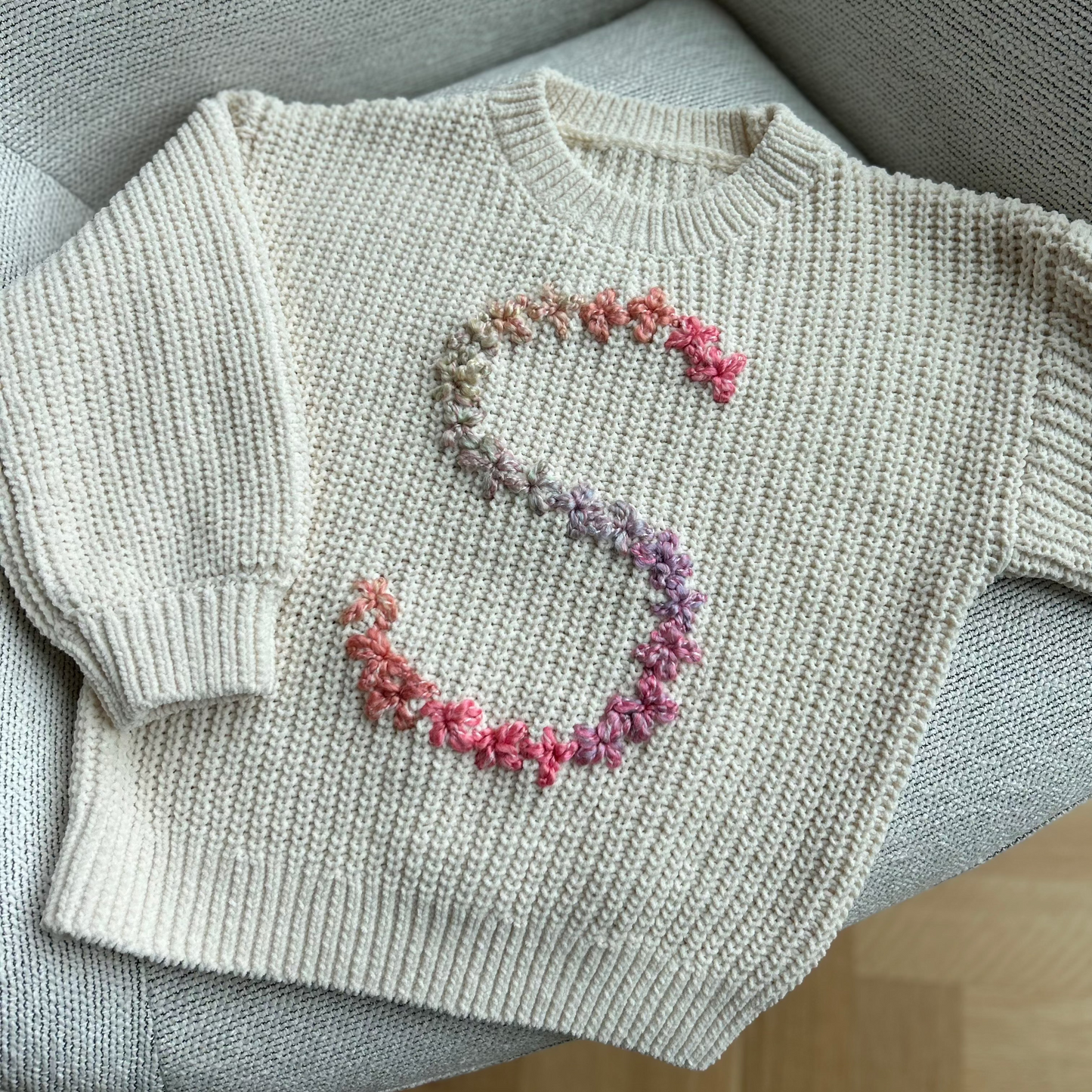 Ivory Chenille Knit | Size 2T or 2-4Y