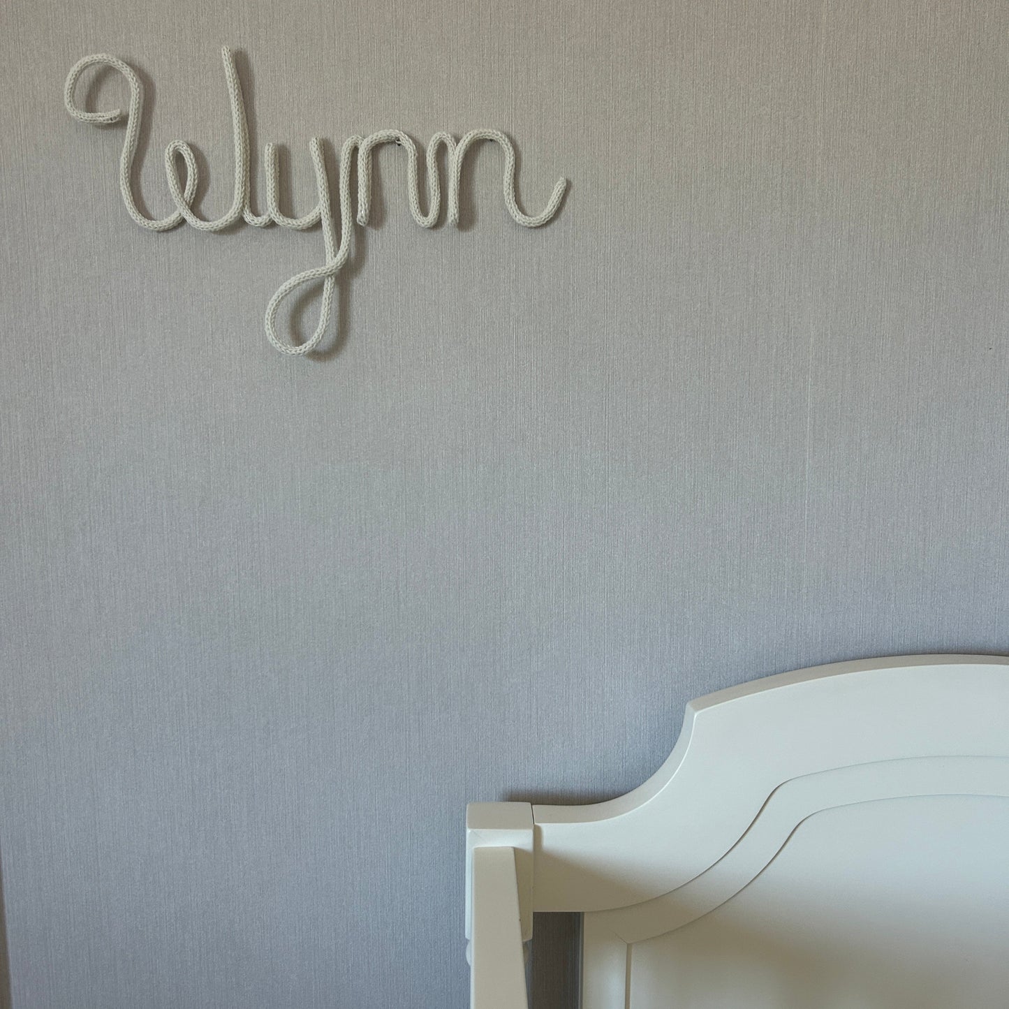 Embroidered Name Sign