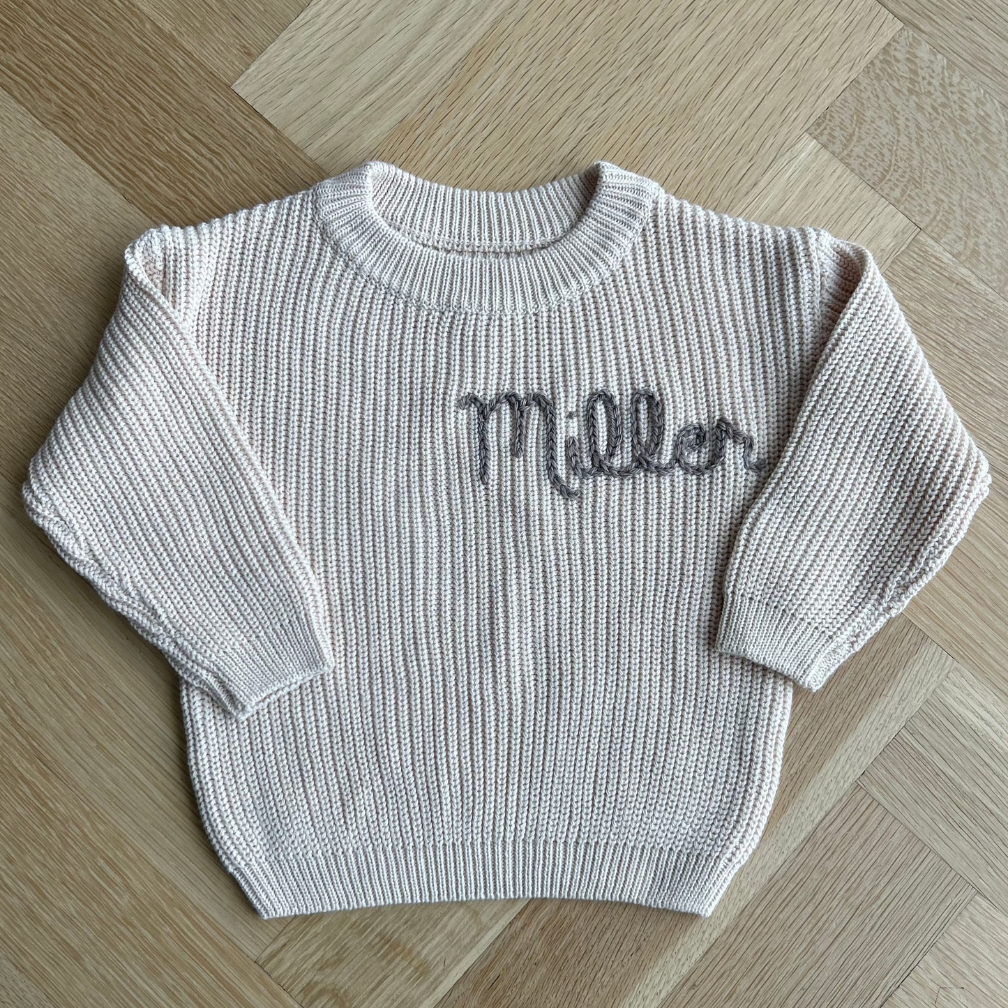 Custom Name Sweater | Multiple Colors Oversized Knit Newborn to 6 Years