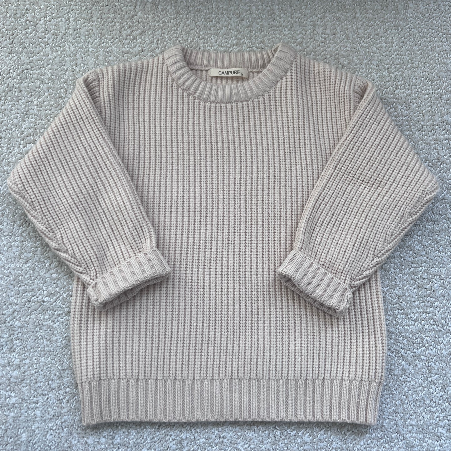 Oatmeal Cozy Knit Sweater 3-5 Years