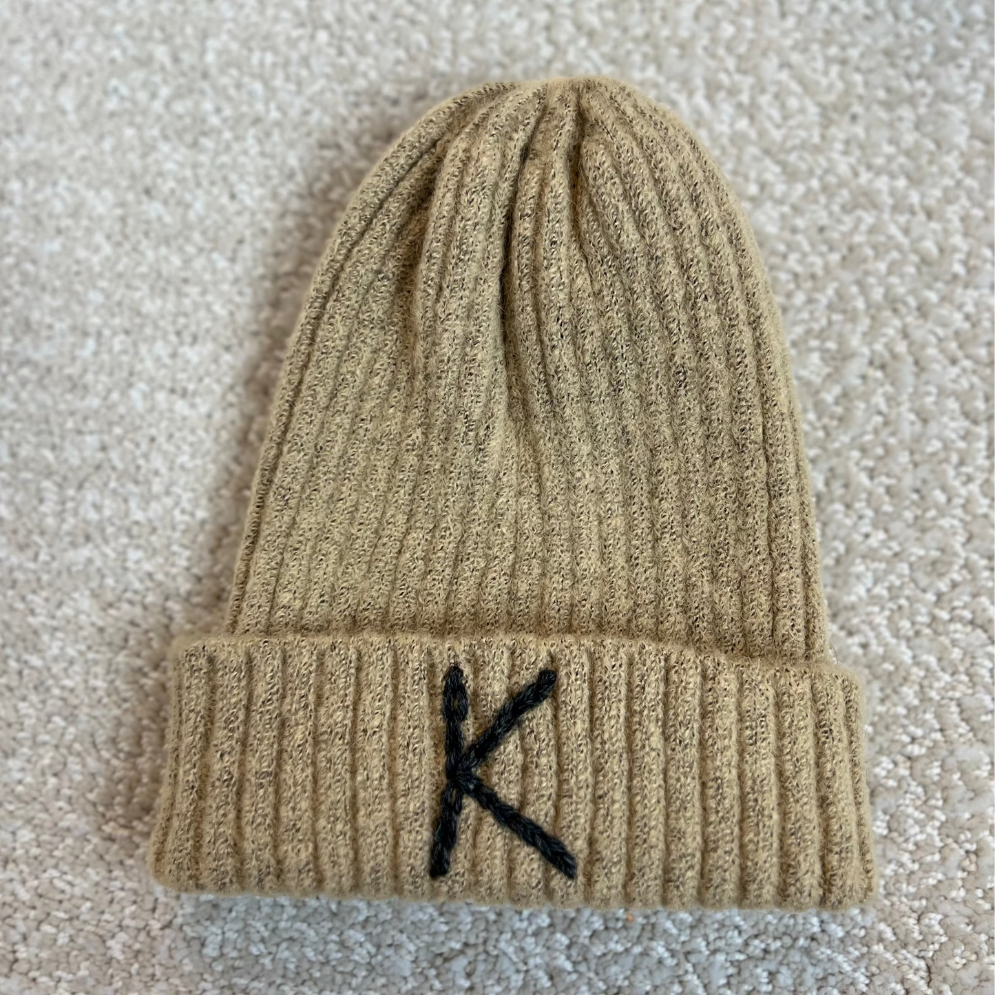 Biege Speckled Beanie Sample | 2 sizes