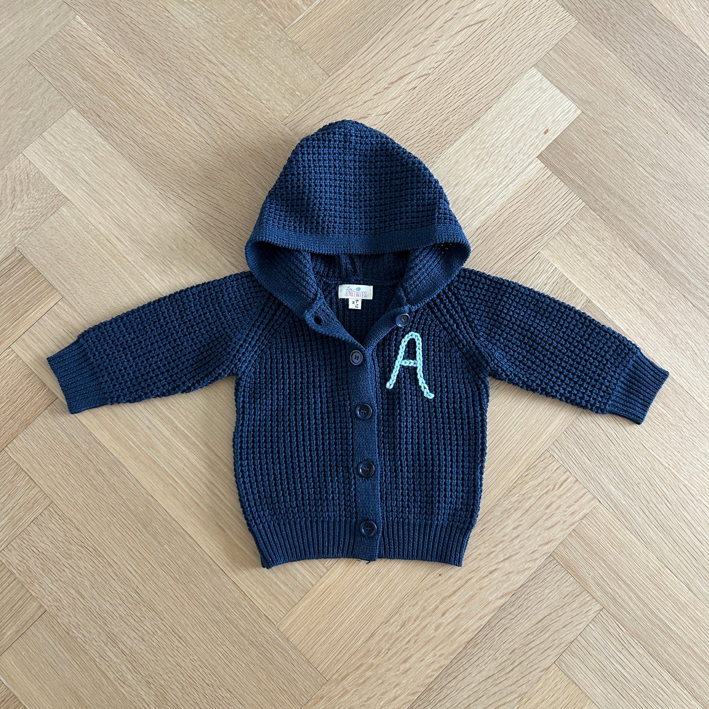 Hooded Waffle Cardigan | Oatmeal, Brown or Navy