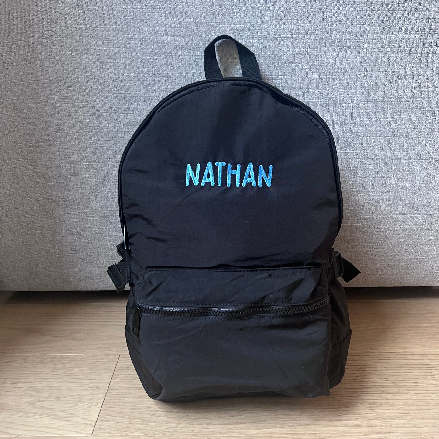 Black Toddler Nylon Backpack