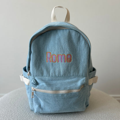 Denim Toddler Backpack
