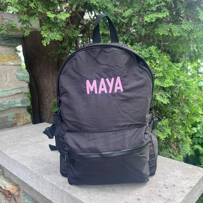 Black Toddler Nylon Backpack