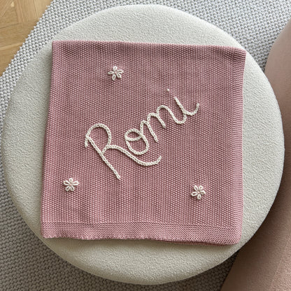 Solid Colour Baby Blanket - IVORY | Custom Baby Blanket Gift in Many Colors