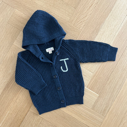 Hooded Waffle Cardigan | Oatmeal, Brown or Navy