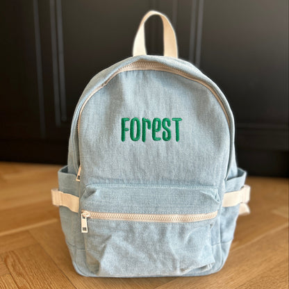 Denim Toddler Backpack